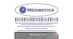 Desktop Screenshot of medibotics.com